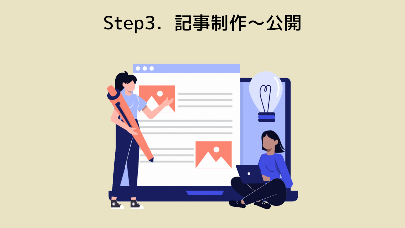 Step3．記事制作〜公開